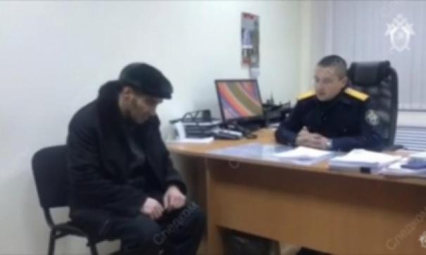 Задержанный Павел Шаповалов на допросе