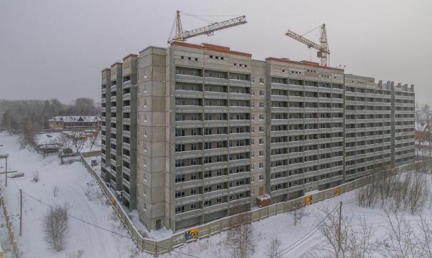Дом на Менжинского готов уже на 60 процентов