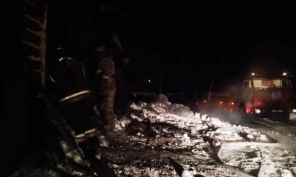 В Зауралье в пожаре сгорели трое детей и женщина