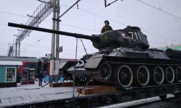 В Новосибирске проездом были Т-34 из Лаоса
