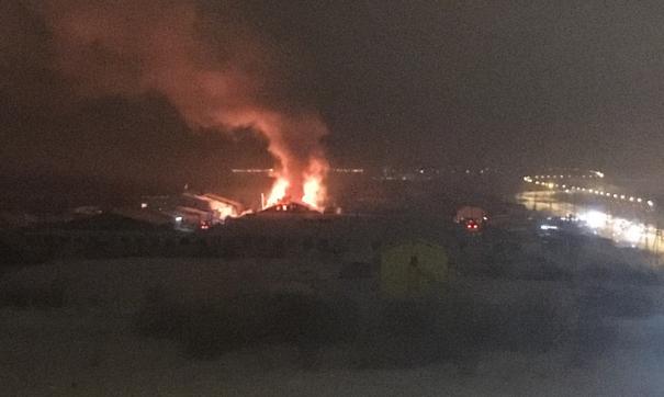 Пожар в Салехарде