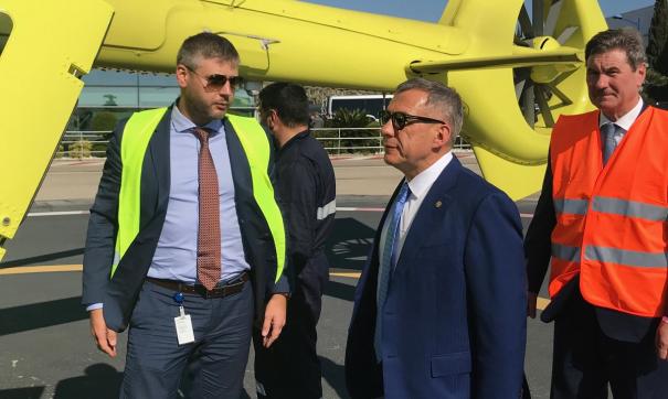 Минниханов прибыл с рабочим визитом во Францию