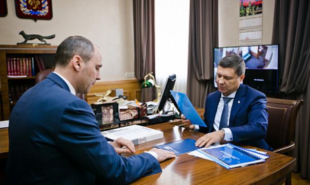Денис Паслер обсудил с Владимиром Кияевым вопросы сотрудничества