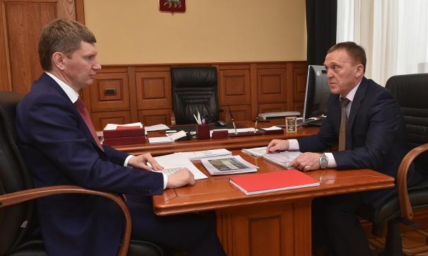 Губернатор проводит серию встреч с главами укрупненных территорий