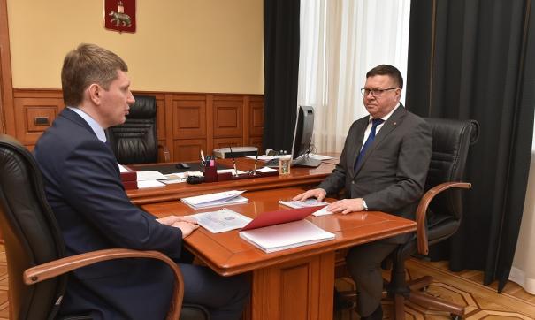 Прикамский губернатор встретился с главой Березниковского горокруга