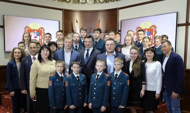 Кадеты встретились с губернатором Московской области