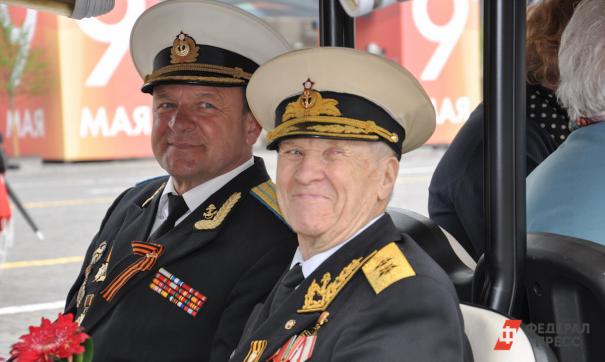 Ветераны на параде Победы