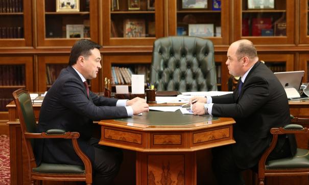 Губернатор встретился с министром Русланом Тагиевым