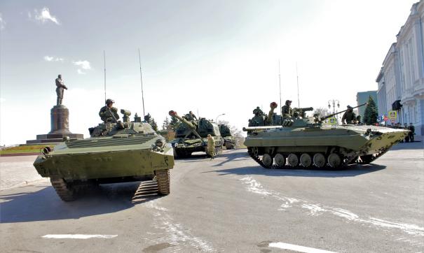 В Нижнем Новгороде прошла генеральная репетиция военного парада
