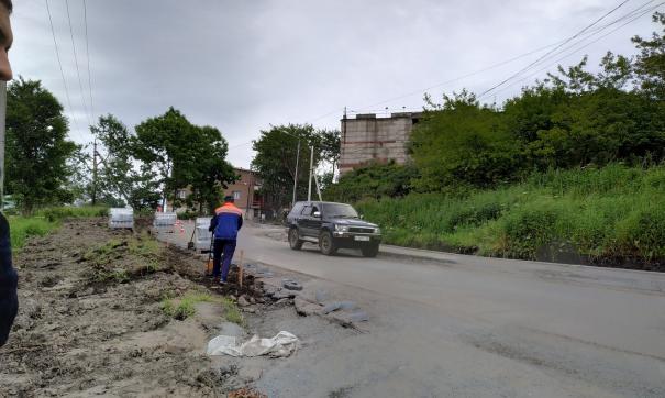 Во Владивостоке продолжается капитальный ремонт дорог