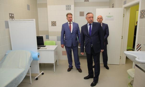 Александр Беглов посетил Фрунзенский район с инспекцией