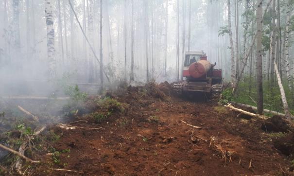 Основная доля лесных пожаров приходится на Иркутскую область