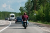 Испанский путешественник на мотоцикле проехал по Новосибирской области