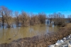 Уровень воды в реке Ишим в Тюменской области превысил отметку в 1,2 метра