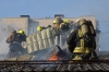 В Екатеринбурге загорелась воинская часть
