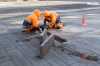 В Новосибирске заменят по гарантии тротуарную плитку