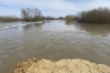 В Омской области уровень воды в реке Ишим начал падать