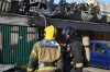 В Екатеринбурге в районе известного ТЦ заметили столб черного дыма: сгорел киоск
