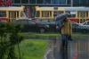 Обрушившийся на Екатеринбург ливень парализовал электротранспорт