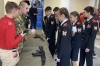 Военно-патриотическая игра «Юнармейская искорка» заглянула в Мытищи