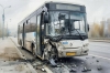 «Газель» с нижегородскими номерами столкнулась с автобусом в Москве: есть пострадавшие