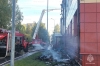 Следователи назвали основную версию утреннего пожара, уничтожившего крышу школы в Тюмени