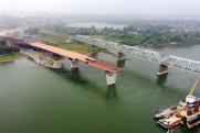В Новосибирске надводная часть четвертого моста готова на 30 %
