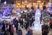 Ледовый городок в Екатеринбурге в каникулы посетило рекордное количество гостей