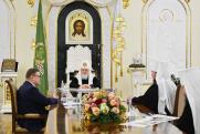 О строительстве самого крупного собора в УрФО губернатор Текслер рассказал патриарху Кириллу