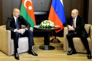 Алиев поблагодарил Путина за участие в урегулировании Карабахского конфликта