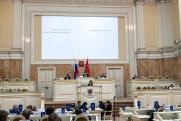 Депутата заксобрания Петербурга попросили убрать флажок с буквой со стола
