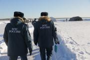 В Челябинске на льду водоемов и озер устанавливают аншлаги