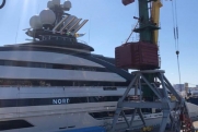 Легендарная яхта Nord вновь пришвартовалась во Владивостоке