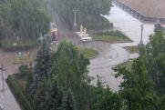На Красноярский край движется ураган с градом