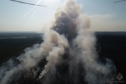 Крупный лесной пожар под Пермью: площадь возгорания стремительно растет