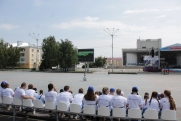 Волонтеры Победы провели трансляцию видеорассказа в честь 80-летия освобождения Орла