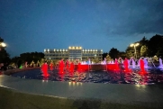 В Новосибирске зимой запустят три световых фонтана