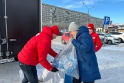 Красноярцы собрали почти 300 кг мусора на экомарафоне