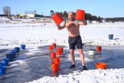 Иркутский Свирск присоединился к акции по обливанию холодной водой