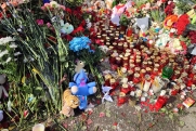 В Москве почтили память жертв теракта в Crocus City Hall