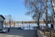 Мэр Новокузнецка: до опасного уровня воды в реке Томи осталось 5 сантиметров