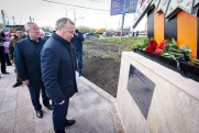 В Екатеринбурге открыли стелу в память о трудовом подвиге горожан