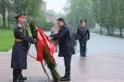 Губернатор Подмосковья почтил память погибших в Великой Отечественной войне
