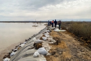 В Нижневартовске уровень воды в реке Оби превысил 9 метров