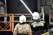 В Азове после атаки дрона ВСУ загорелся резервуар с нефтепродуктами