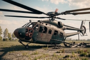 В Калужской области разбился вертолет Ми-28