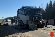 Водитель из Дагестана потерял управление из-за отказа тормозов – в ДТП под Тосно попали пять авто