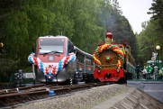 Новосибирская детская железная дорога открыла новый летний сезон