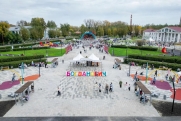 Людмила Бабушкина открыла главную площадь Богдановича после четырехлетнего ремонта