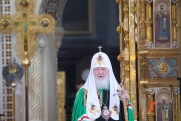 Патриарх Кирилл встретил мощи Дмитрия Донского